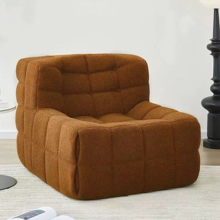 HomeDor Comfy Lounge Furry Beanbag Sofa Chair