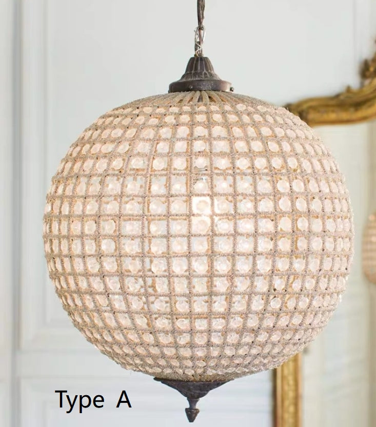 HomeDor Vintage Globe Pendant Lighting