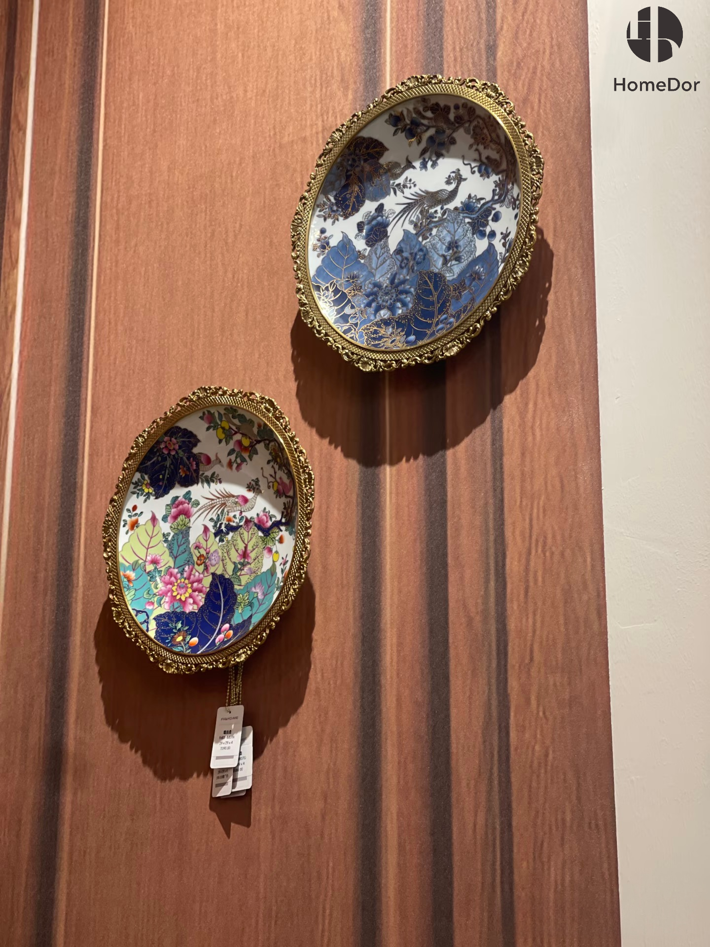 HomeDor × FH&Home | Luxe Baroque Floral & Bird Hand-Painted Porcelain Decor Set III