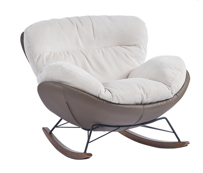 HomeDor Nordic Swan Leisure Rocking Sofa Chair