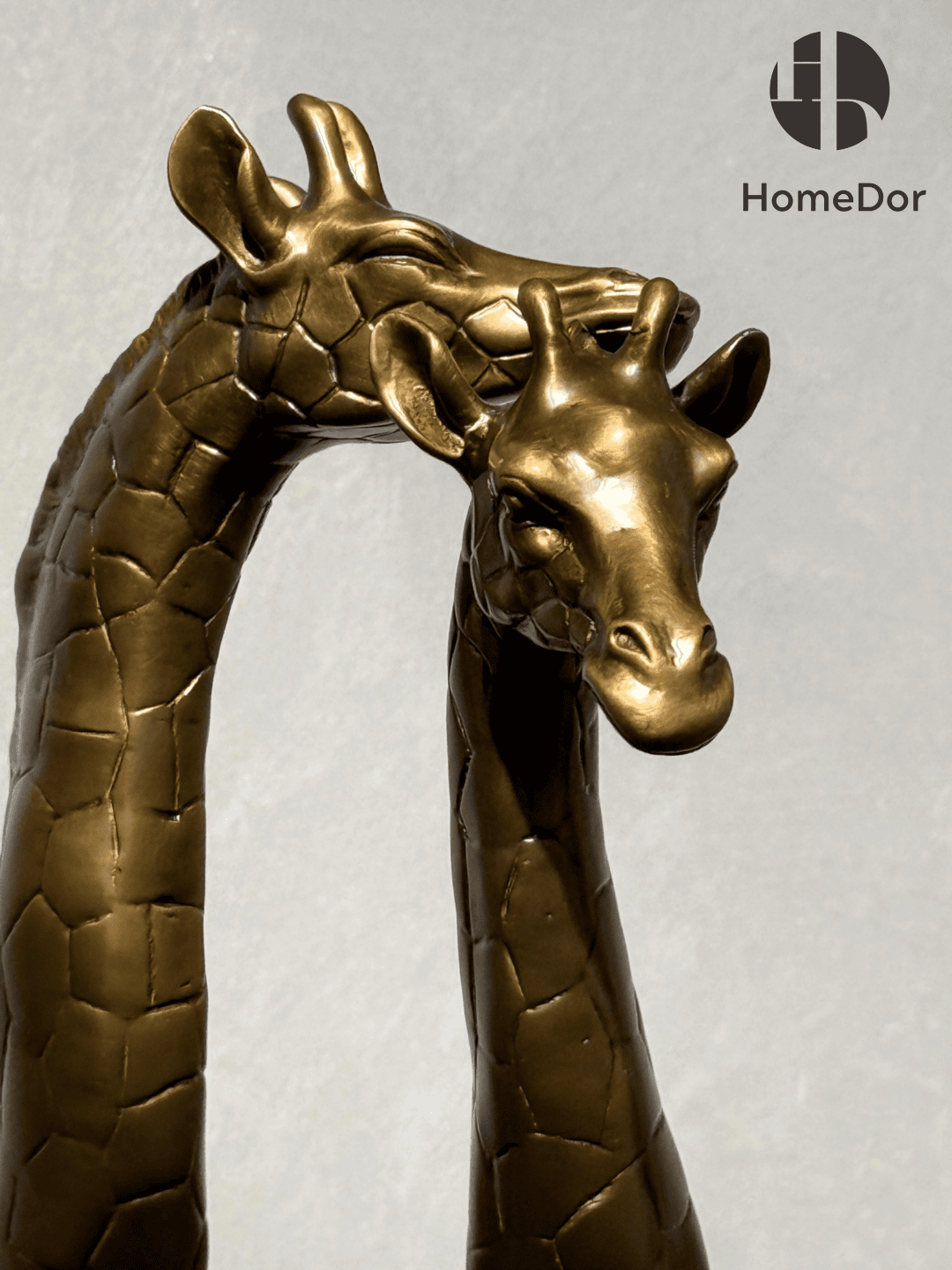 Artistic Brass Giraffe Couple Ornament/Sculpture Table Decor8