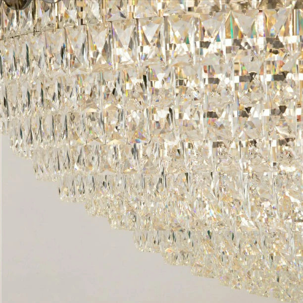 HomeDor Laylani Premium Extra Large Modern Crystal Chandelier