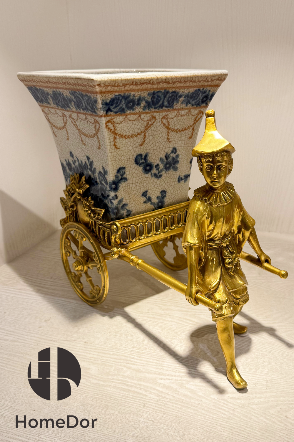 HomeDor × FH&Home | Sophisticated Blue-and-White Porcelain Table Decor Set