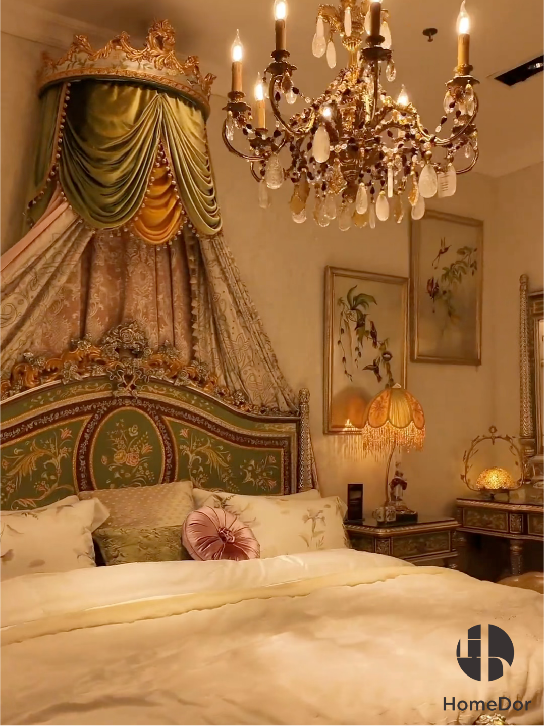 HomeDor × FH&Home | Vintage Nature-Themed Hummingbird Wall Art