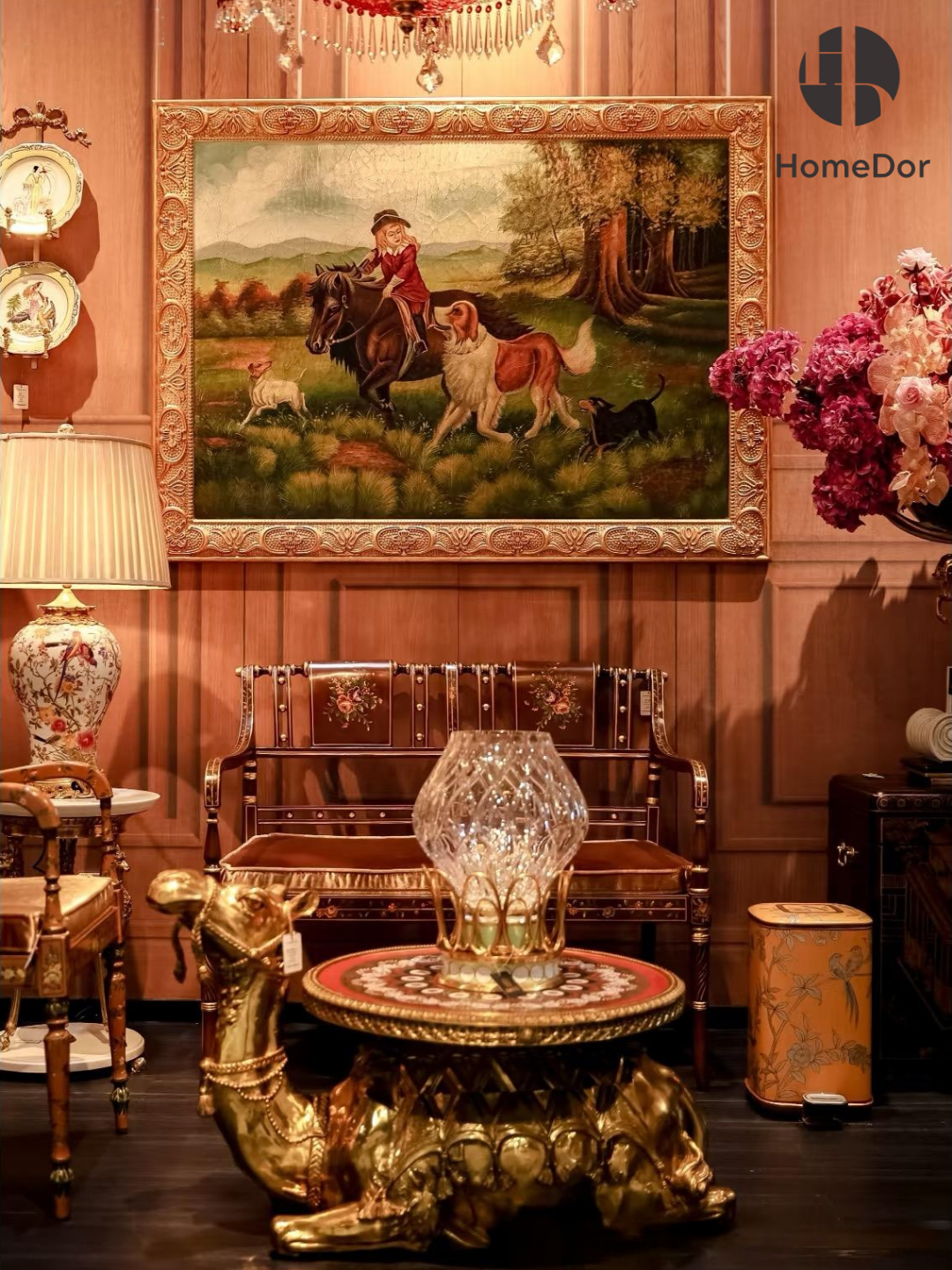 ديكور جداري بتصميم مناظر طبيعية حيوية على الطراز الأوروبي من هومدور × إف إتش آند هوم