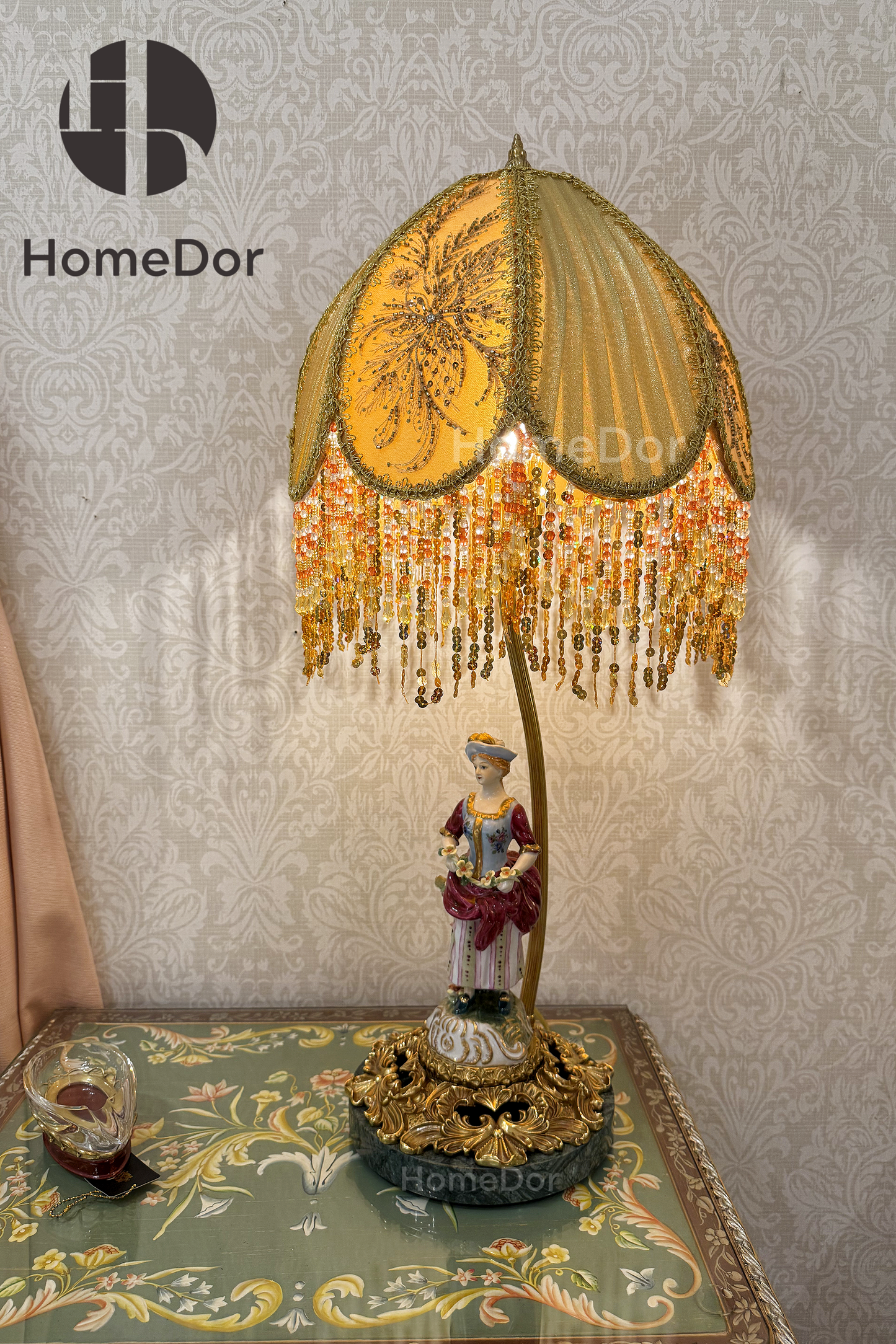 HomeDor × FH&Home | Elegant Lady Table Lamp