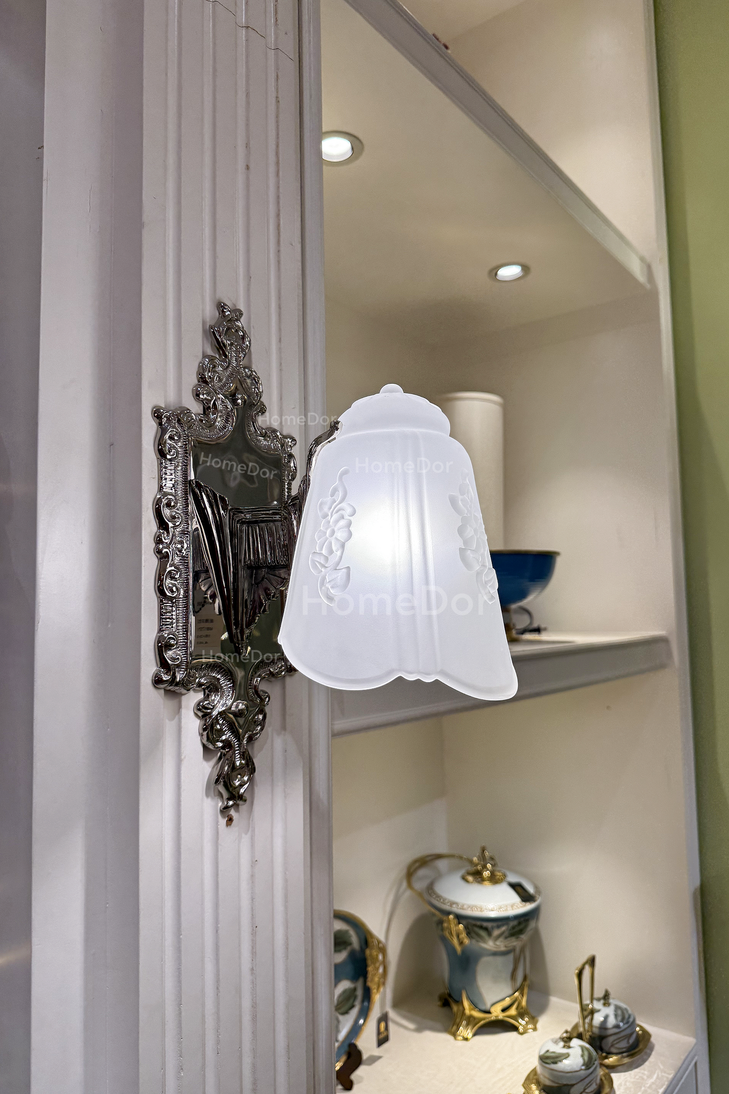 HomeDor × FH&Home | Exquisite Rococo Style Brass Wall Sconce