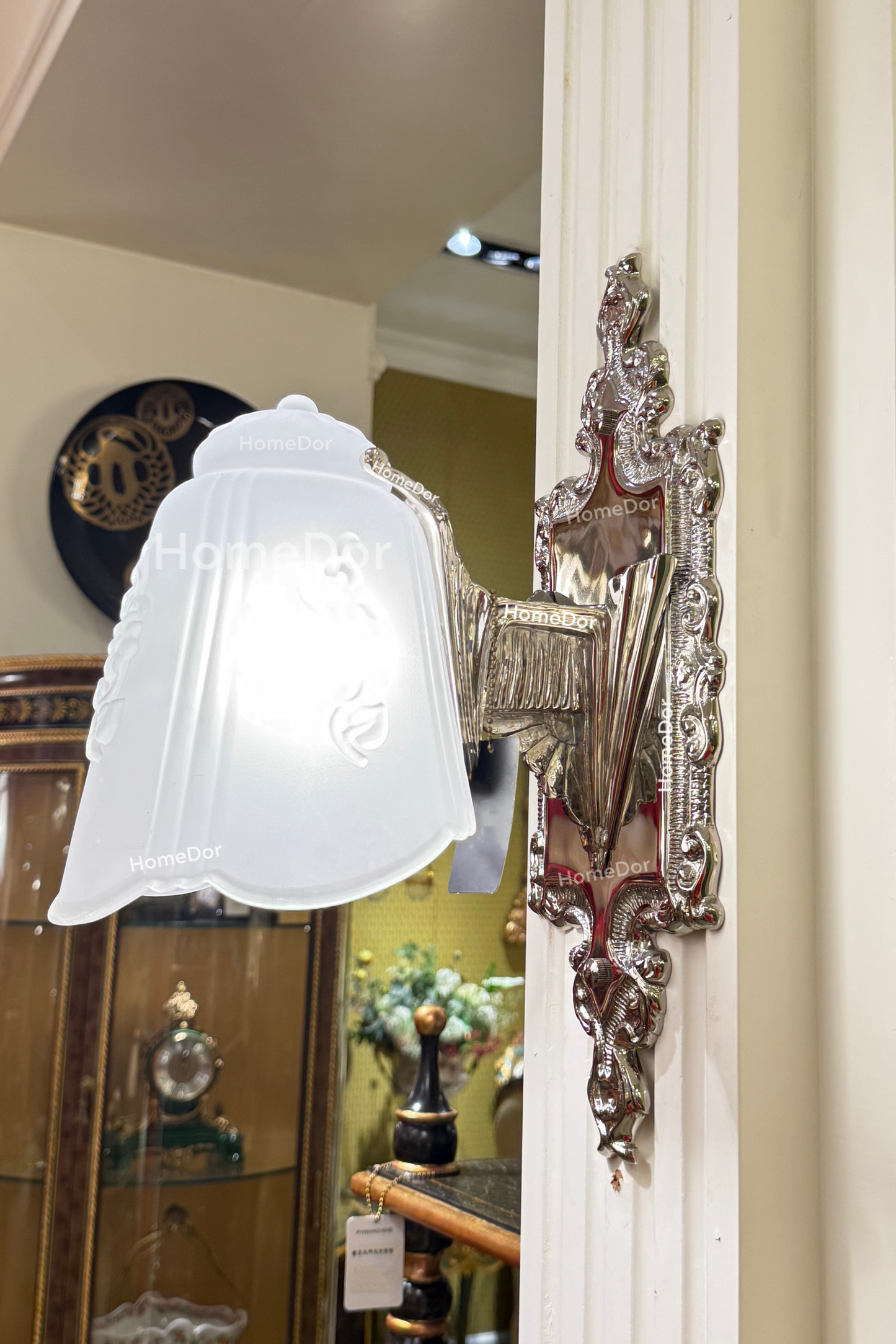 HomeDor × FH&Home | Exquisite Rococo Style Brass Wall Sconce