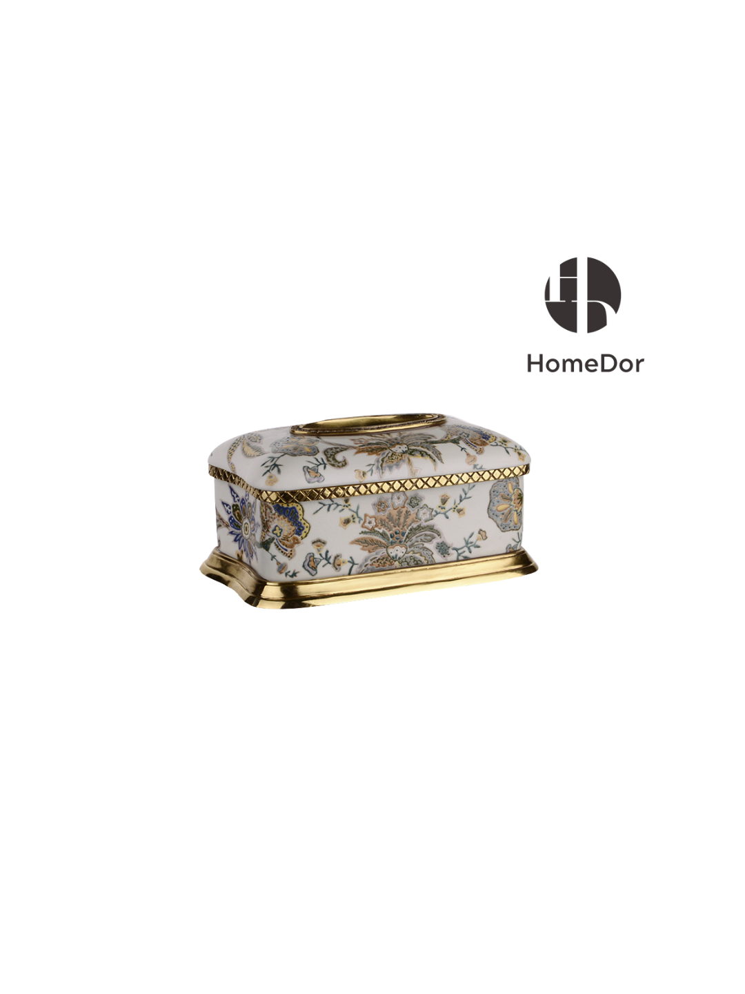 Vintage Chinoiserie Luxury Blossom & Brass Table Decor Series 5