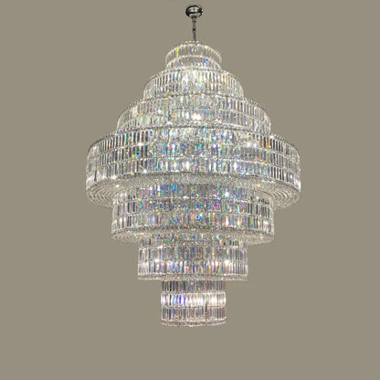 HomeDor Lexi Premium Extra Large Multi Tiered Round Chandelier