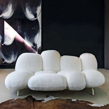 HomeDor Fuzzy Sofa