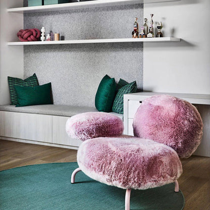 HomeDor Fuzzy Sofa