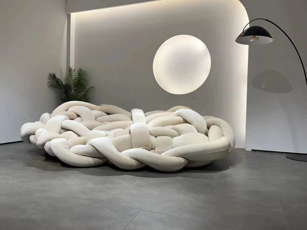 Sofa aus Python-Samtröhren
