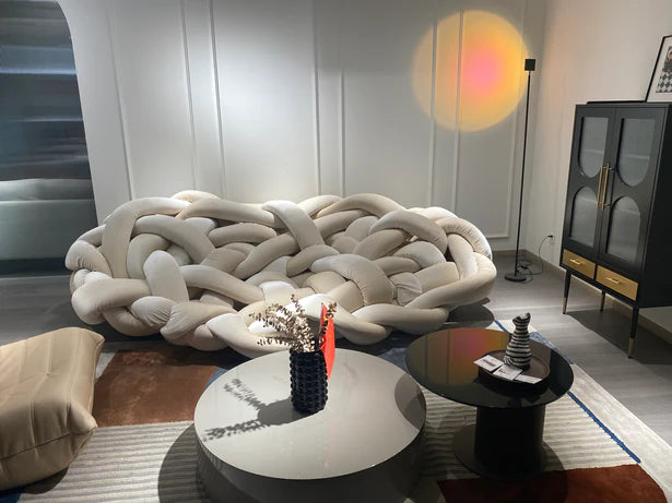 Sofa aus Python-Samtröhren