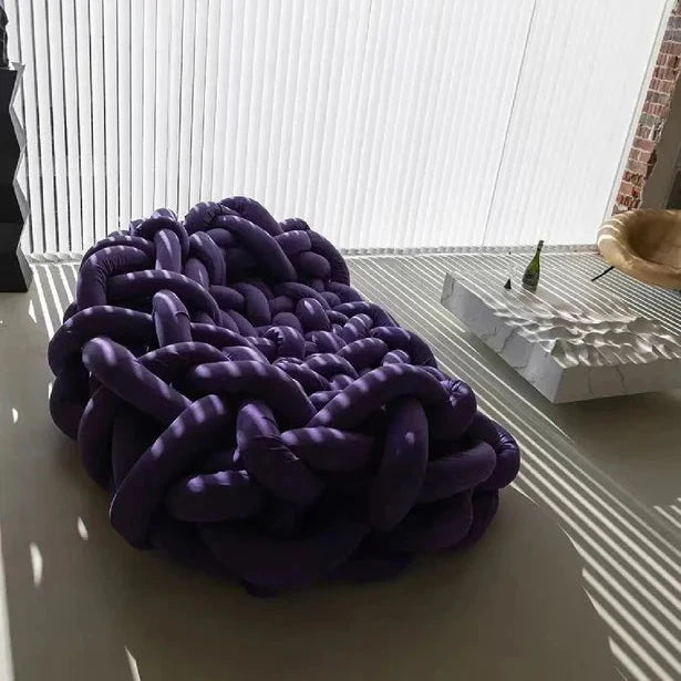 Sofa aus Python-Samtröhren