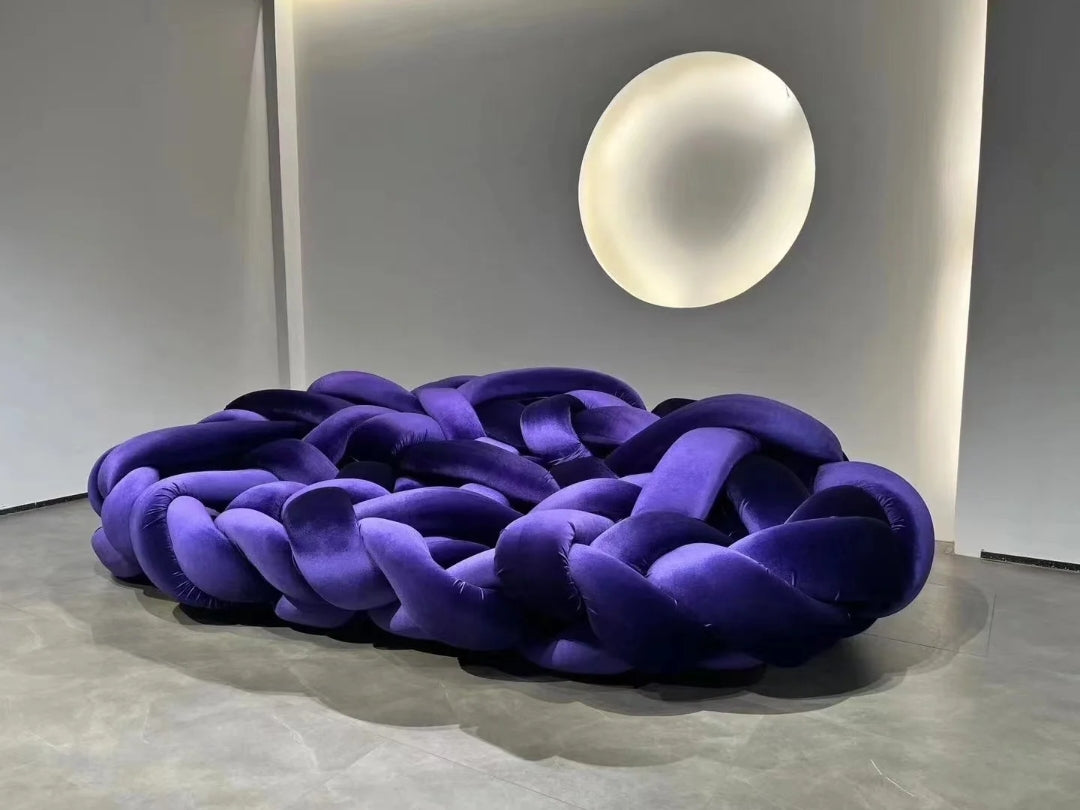 Sofa aus Python-Samtröhren