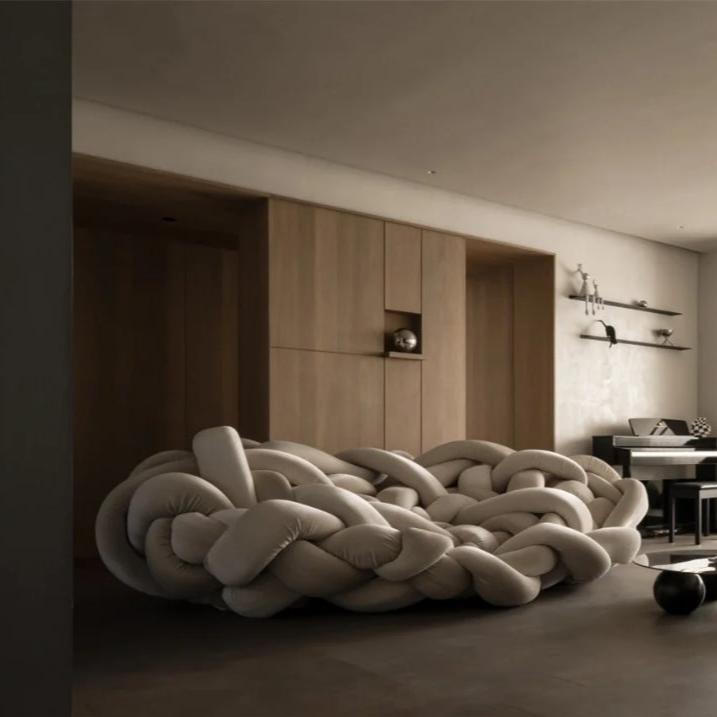 Sofa aus Python-Samtröhren