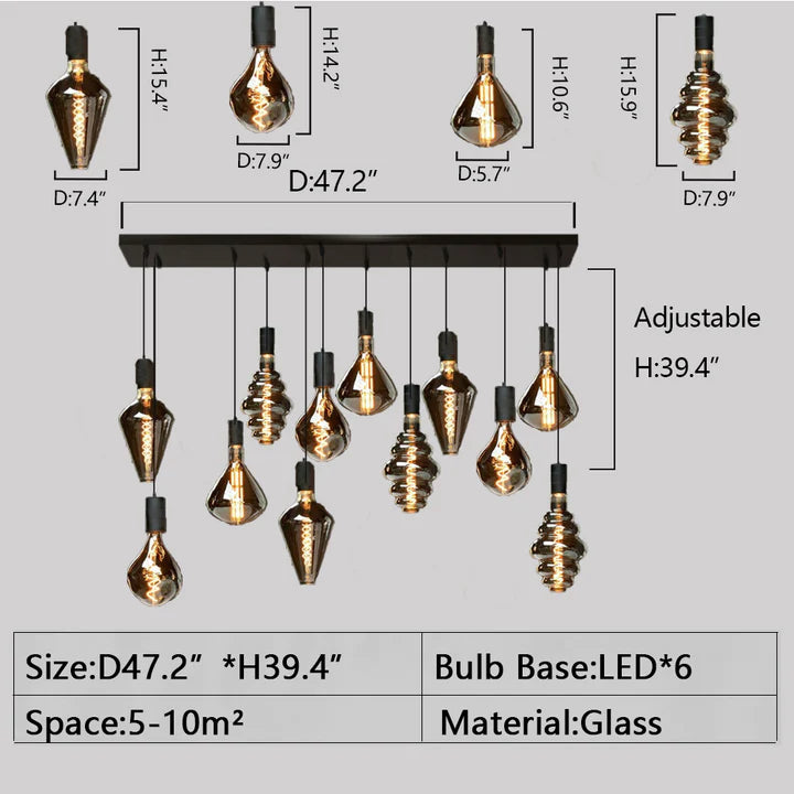 HomeDor Laken Special Shape Pendant Light