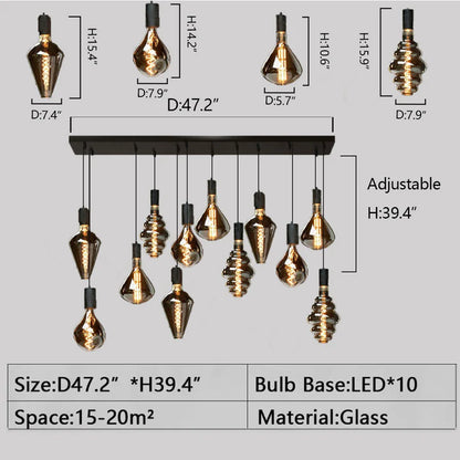 HomeDor Laken Special Shape Pendant Light