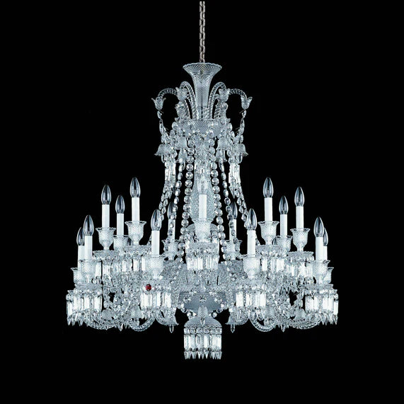 HomeDor Premium Laurel Short Version Tiered Candle Lampshade Chandelier