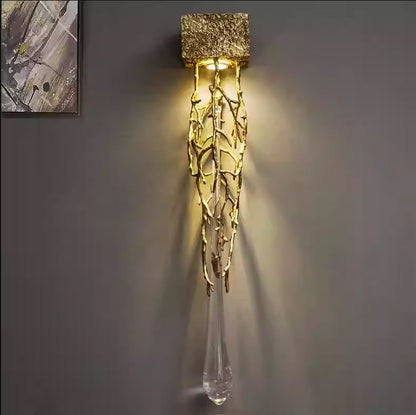 HomeDor Lina Raindrop Branch Wall Sconce