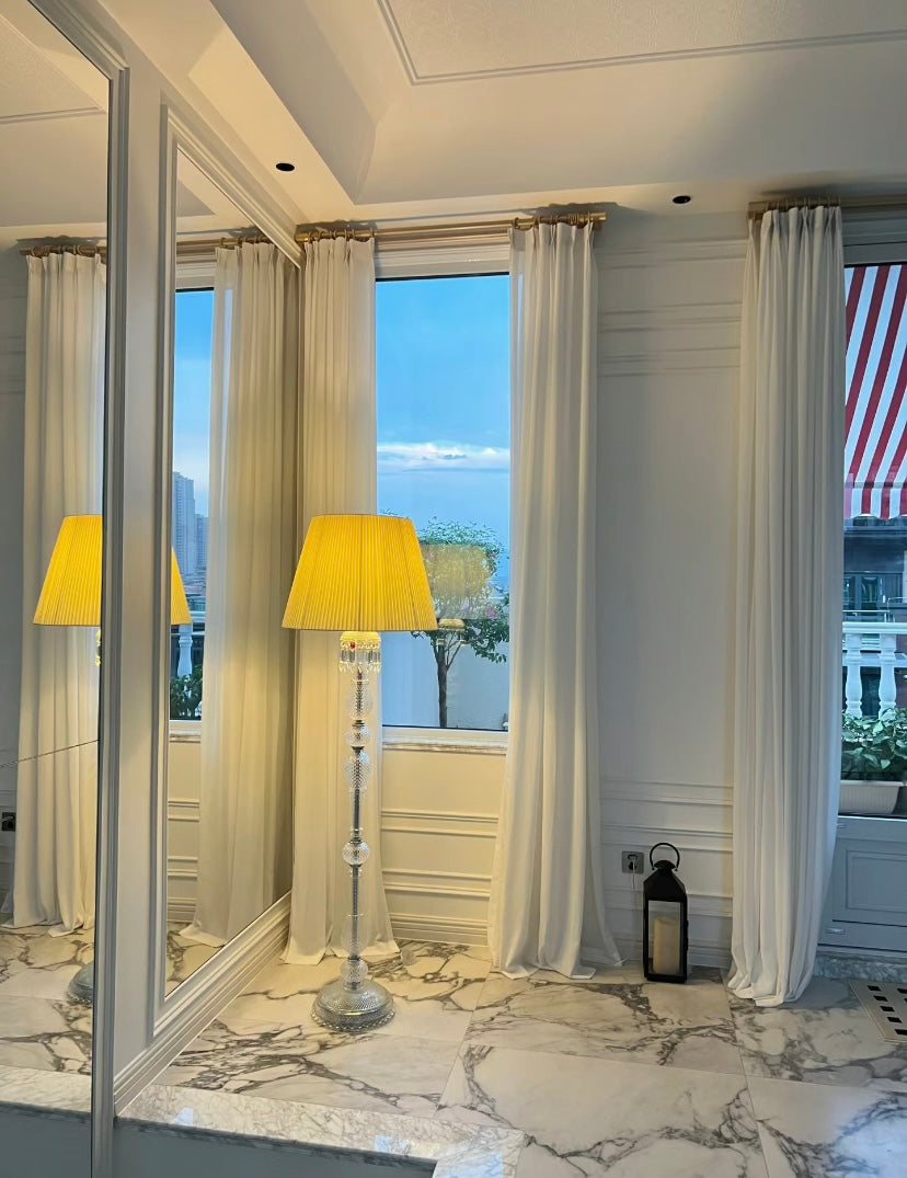 HomeDor Premium Luxury Laurel Vintage Lampshade Floor Lamp