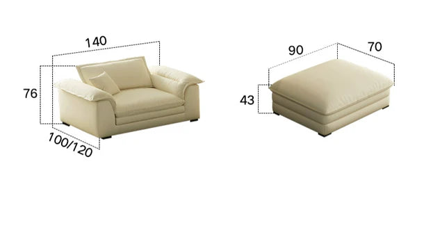 HomeDor Modern Sectional Sofa