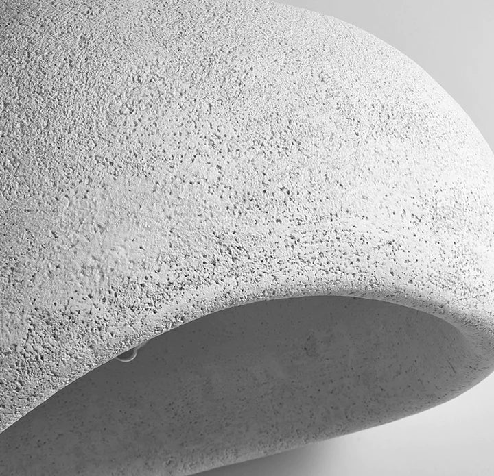 HomeDor Wabi-sabi White Stone Cloud Pendant Lighting