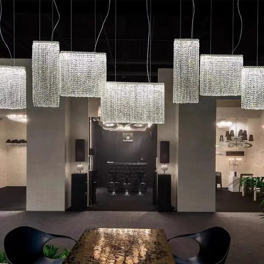 HomeDor Silk Tassel Pendant Light
