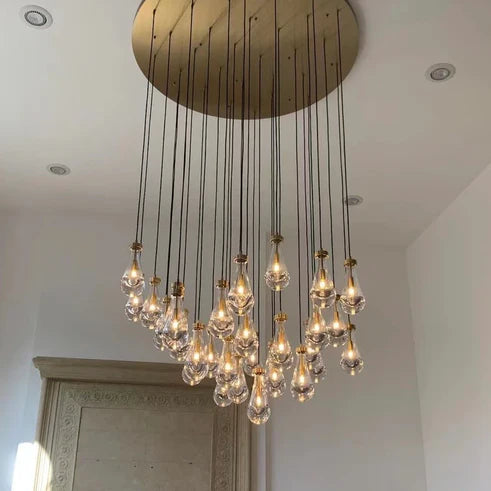 HomeDor Premium Modern Floating Raindrop Chandelier