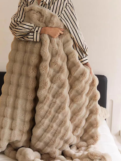 HomeDor Cozy Sturdy Winter Furry Blanket