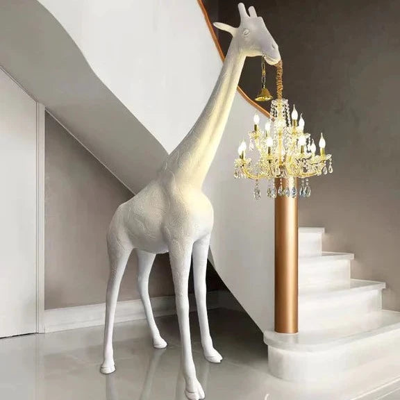 HomeDor Premium Nordic Animal Sculpture Extra Large Giraffe Floor Lamp