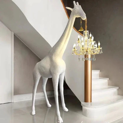 HomeDor Nordic Animal Sculpture Extra Large Giraffe Floor Lamp