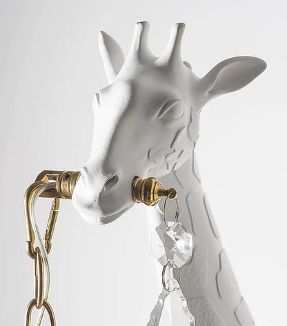 HomeDor Nordic Animal Sculpture Giraffe Wall Sconce