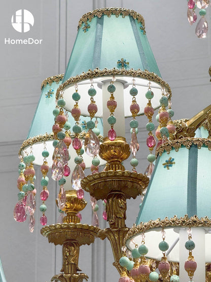 HomeDor × FH&Home | California Sunset Flower Embellished Chandelier