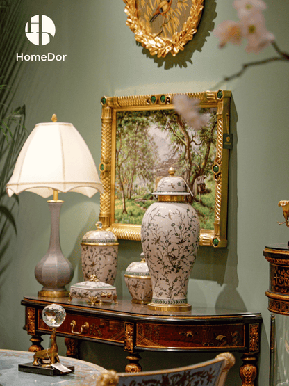 Chinoiserie Verdant Aviary Ensemble