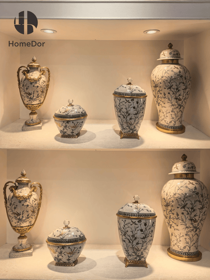 Chinoiserie Verdant Aviary Ensemble