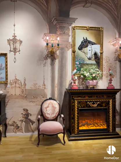 HomeDor × FH&Home | Vintage French Regal Malachite Wall Sconce