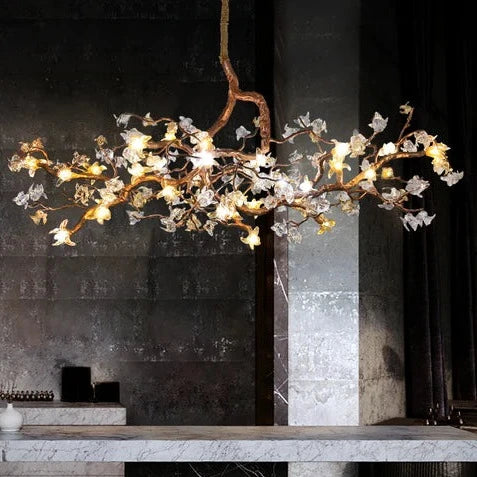 HomeDor Linn Flower Branch Chandelier