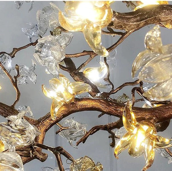 HomeDor Linn Flower Branch Chandelier