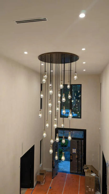 HomeDor Premium Modern Floating Raindrop Chandelier