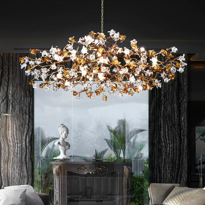 HomeDor Linn Flower Branch Chandelier