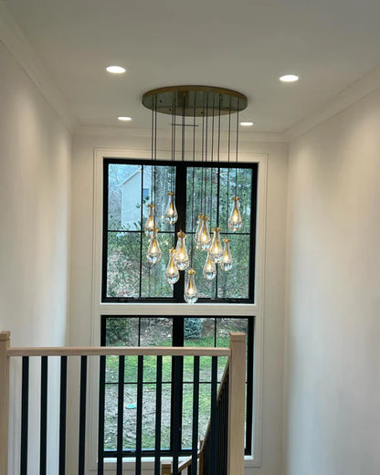 HomeDor Premium Modern Floating Raindrop Chandelier