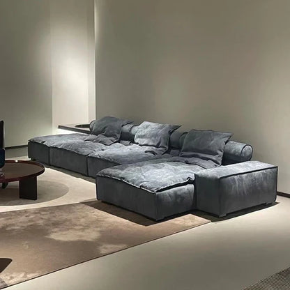 HomeDor Modern Soft Mint Cloud Sofa