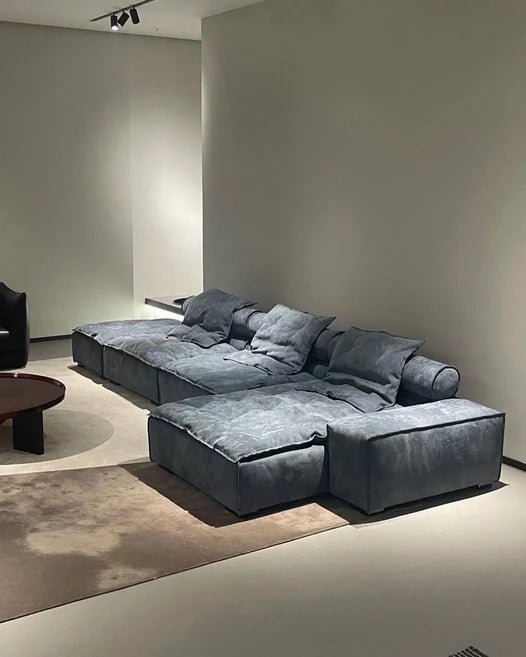 HomeDor Modern Soft Mint Cloud Sofa