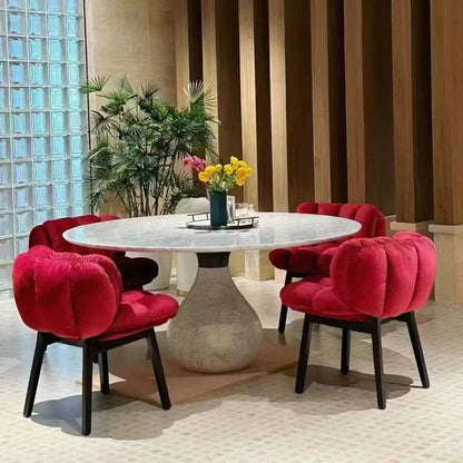 HomeDor Italian Velvet Dining Chair