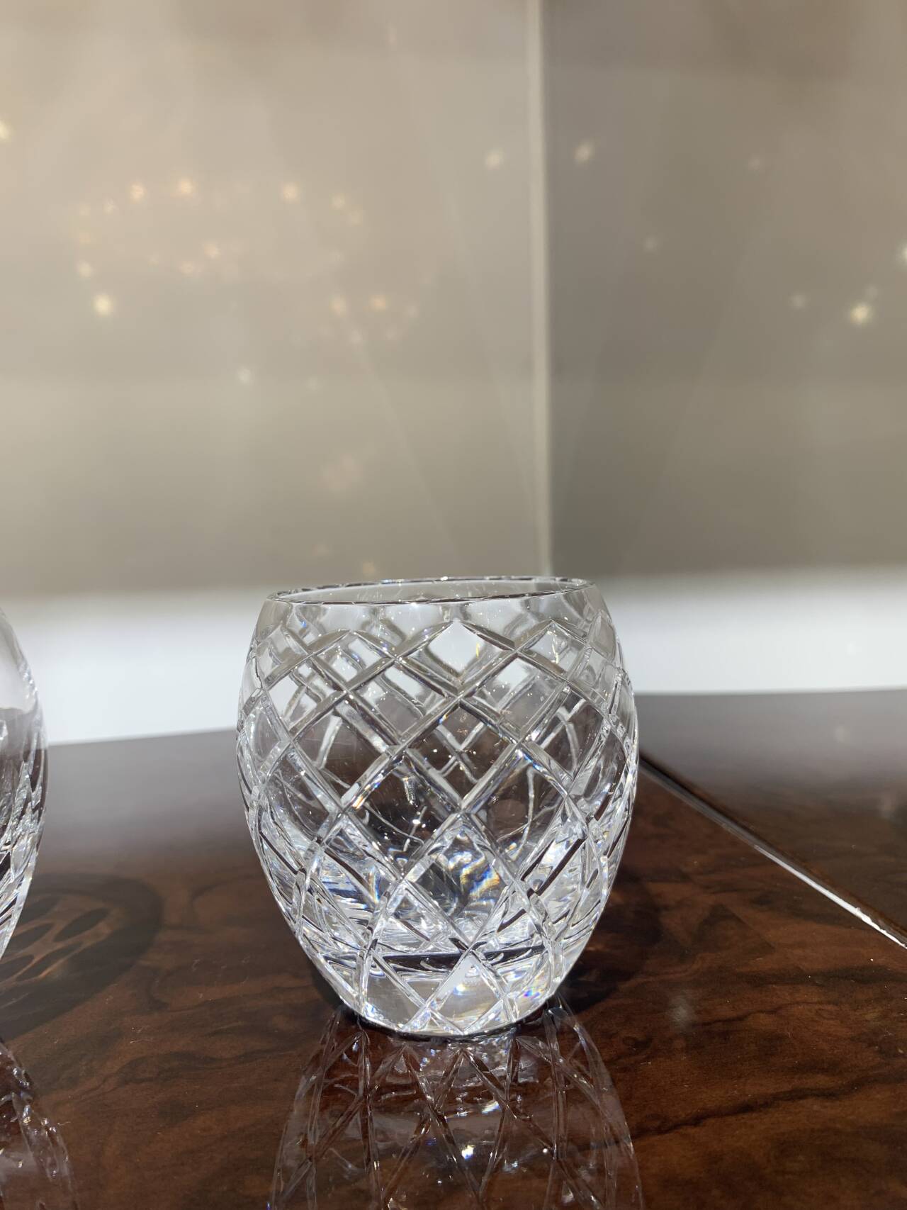 HomeDor Luxury Crystal Engraved Black Tea Cup