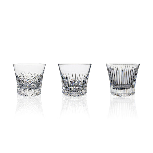 HomeDor Luxury Crystal Engraved Clear Whiskey Glass