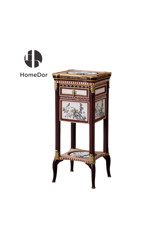 HomeDor × FH&Home | French Orchid Porcelain Pedestal Table