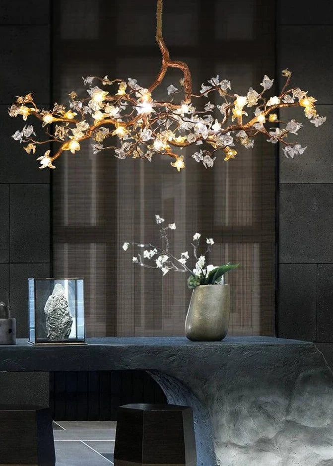 HomeDor Linn Flower Branch Chandelier